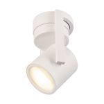 SLV Oculus Parete e Luce da soffitto Aluminium Bianca 11W 780lm - 920-930 Dim To Warm | Miglior Resa Cromatica - Dimmerabile 