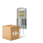 Confezione Multipack 12x Noxion Bolt LED Capsule G4 2W 200lm - 827 Bianco Molto Caldo | Dimmerabile - Sostitutiva 21W